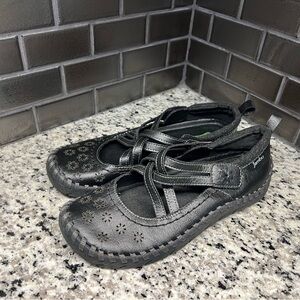 Jambu Memory Foam women’s blk slip on shoes, size 7.5.